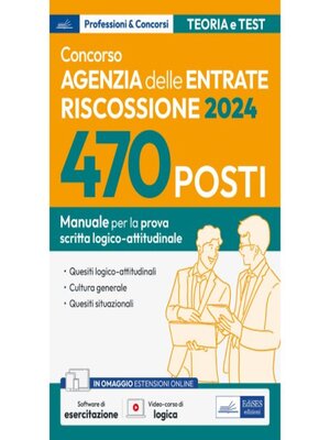 cover image of [EBOOK] Concorso 470 posti Agenzia delle Entrate-Riscossione
